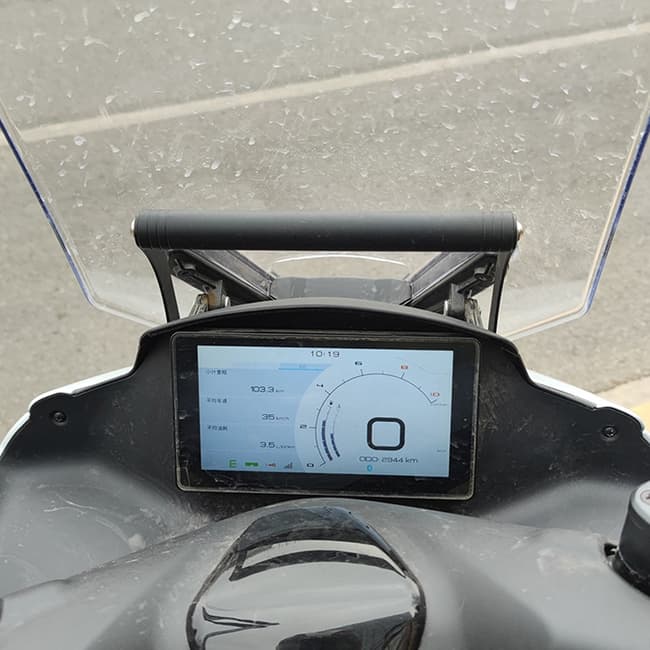 Smartphone / GPS mounting bracket compatible with Zontes M310 / M350 / 350D 2022-2024