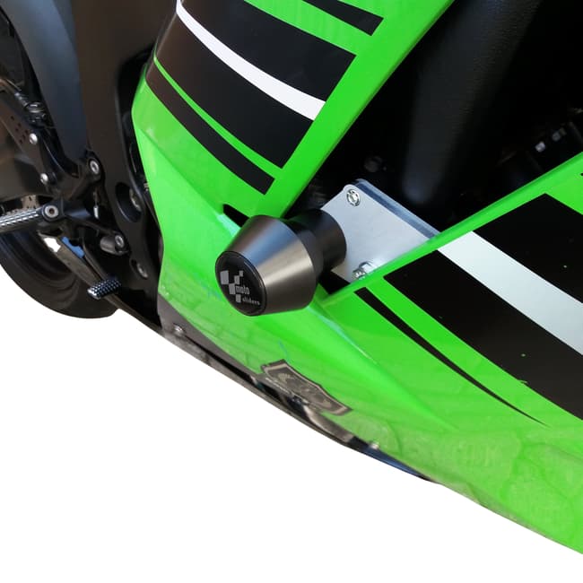 Frame crash pads compatible with Kawasaki ZX-6R 600 2007-2008