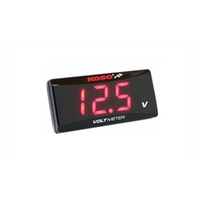 Koso Super Slim digital voltmeter blue