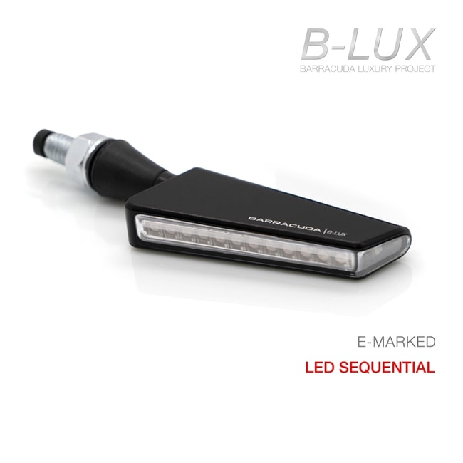 Indicadores sequenciais Barracuda SQ-LED B-Lux preto (par)