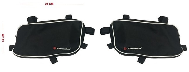 Bags for crash bars for Suzuki V-Strom DL650 2004-2011