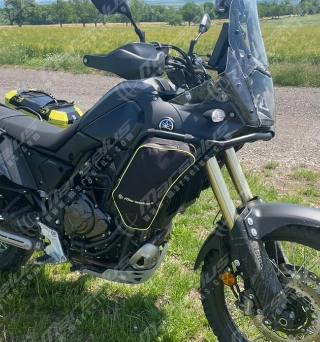 Bags for Heed crash bars for Yamaha Tenere 700 2019-2023 (yellow fluo edging)