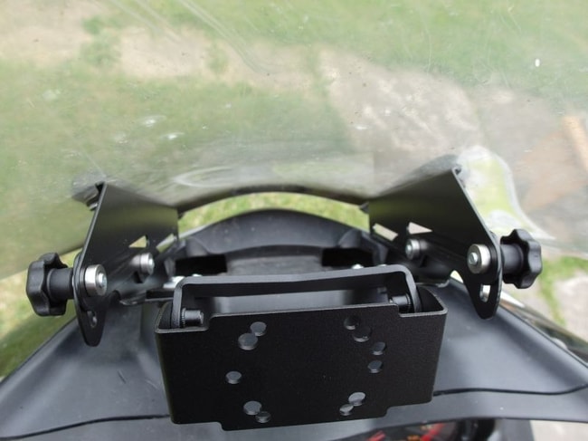 Ajustador de parabrisas con soporte GPS para Suzuki V-Strom DL1000 2005-2012