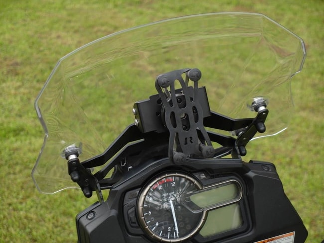 Suzuki V-Strom DL1000 2014-2019 için kokpit GPS braketi