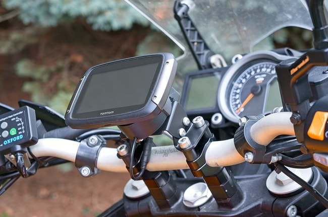 KTM 1290 Super Adventure 2015-2023 için GPS braketi (turuncu)