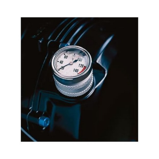 Tampa de enchimento de óleo Ducati com medidor de temperatura