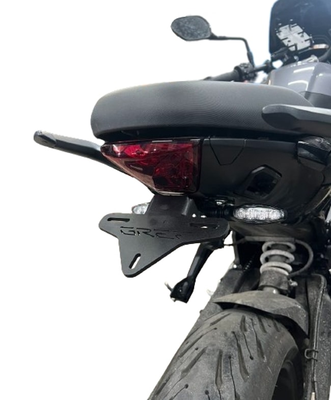 GREF license plate holder for Triumph Tiger 660 2022-2024 (with flip-up button)