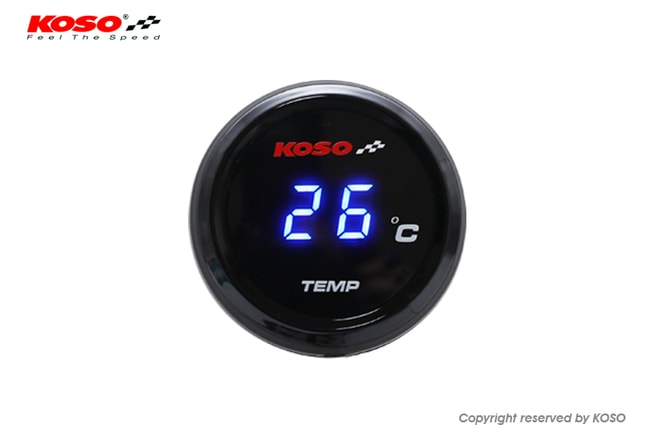 Koso Coin thermometer Blau