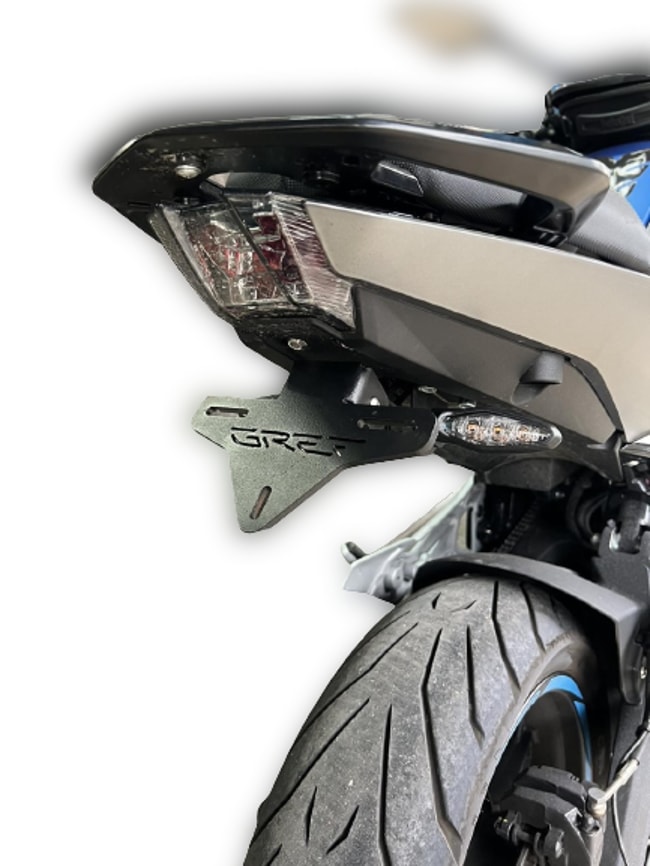 GREF license plate holder with undertail for CF Moto 650MT 2019-2022 (with flip-up button)