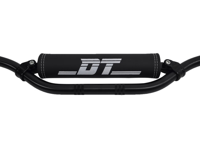 Almohadilla de barra transversal para Yamaha DT (logotipo blanco)