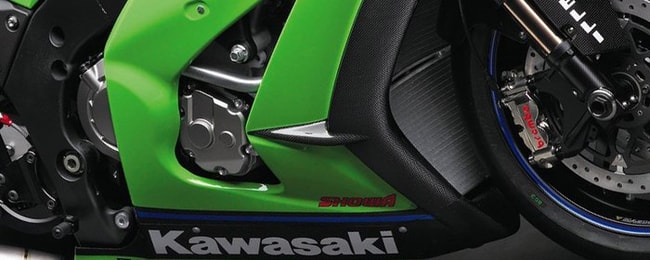 Kawasaki motor spoiler klistermärken