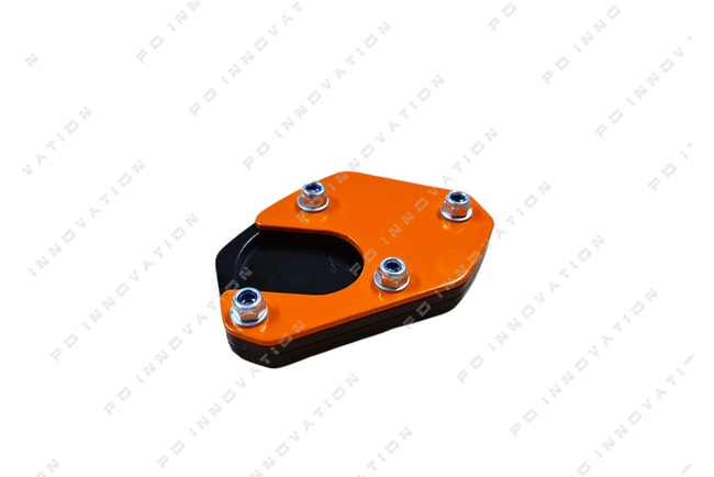 Placa de extensión caballete lateral para KTM 950/990 Adventure '03 -'12 naranja