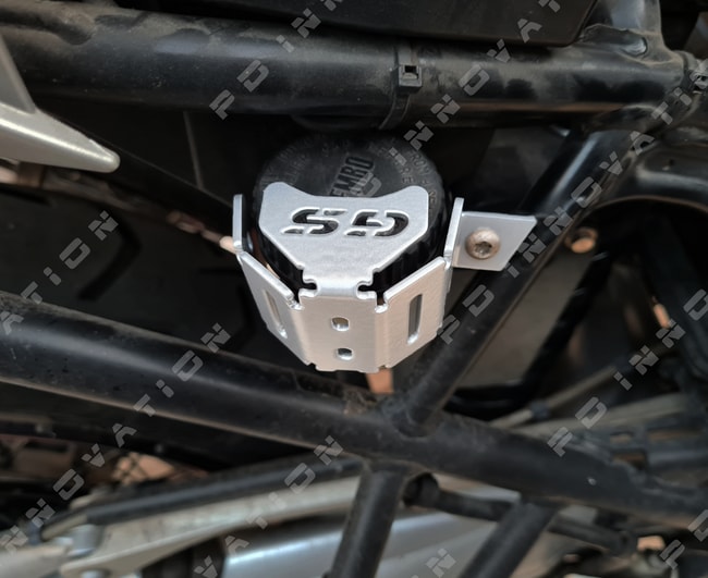 Bremsflüssigkeitsbehälterschutz hinten für R1200GS / Adventure '04-'12 Silber