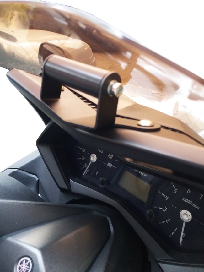 Support GPS cockpit pour Yamaha T-Max 530 2012-2016 (avec pare-brise aftermarket)