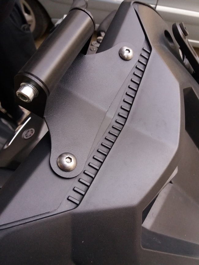 Yamaha T-Max 530 2012-2016 için Kokpit GPS braketi (satış sonrası ön cam ile)