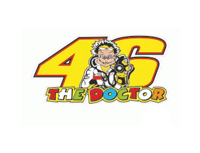 Rossi The Doctor 46 çıkartması