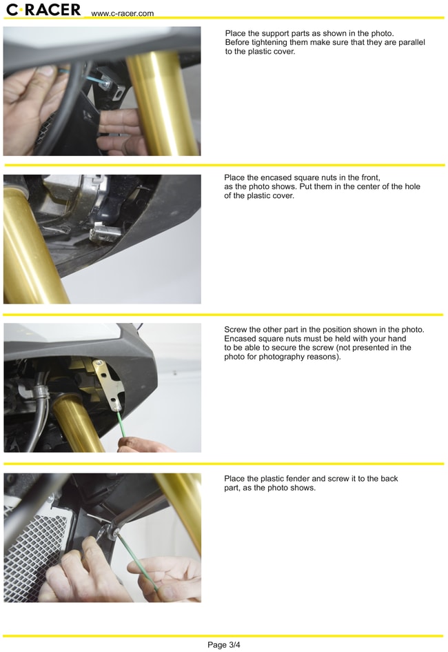 Front fender (beak) for Honda X-ADV 750 2021-2023