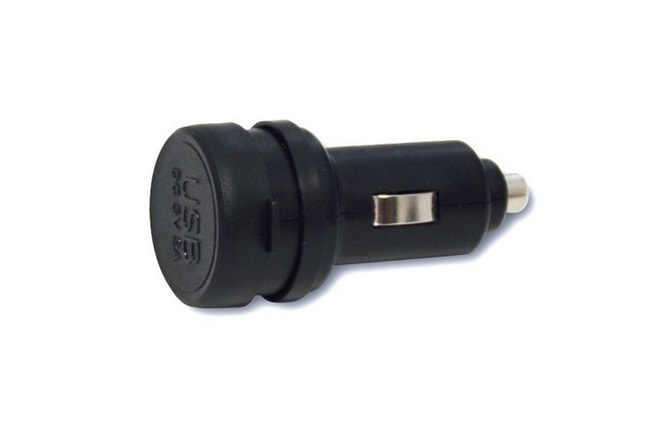 Dubbelbelyst USB-adapter med dammlock