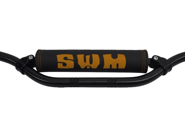 Querträgerpolster für SWM-Modelle schwarz mit goldenem Logo