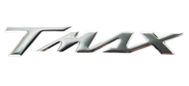 Autocollant 3D Yamaha T-Max chromé
