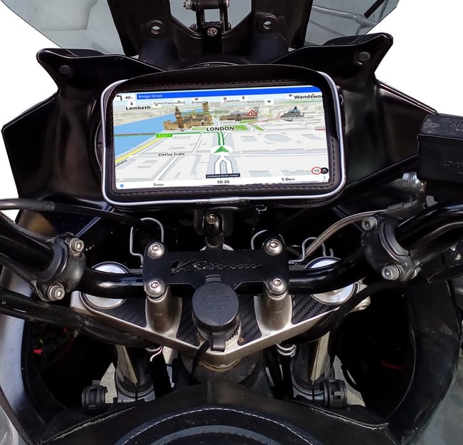 Wodoodporny pokrowiec X-Style na GPS / smartfon z osłoną przeciwsłoneczną 6,5 "