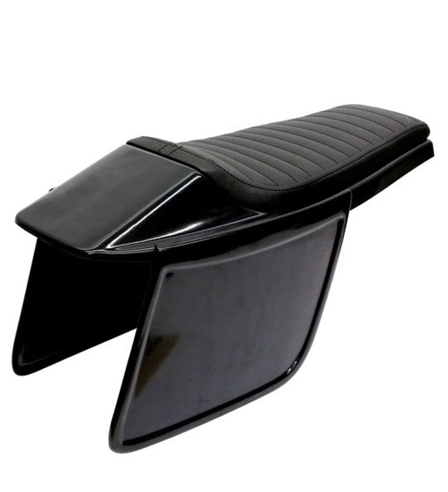 Scaun universal cu șenile plate "F-Racer" (negru)