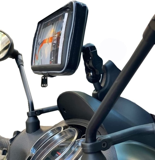 Support GPS cockpit & support smartphone pour Piaggio Beverly 300 / 350 2010-2020