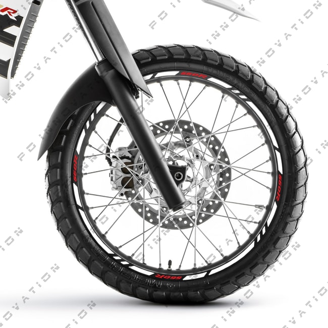 Yamaha XT660R wheel rim stripes with logos