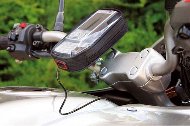 Waterproof GPS/smartphone holder with R-mount ball