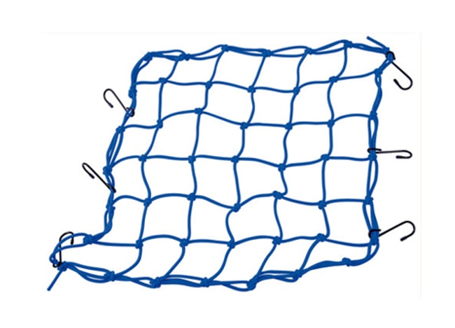 Elastic luggage net blue