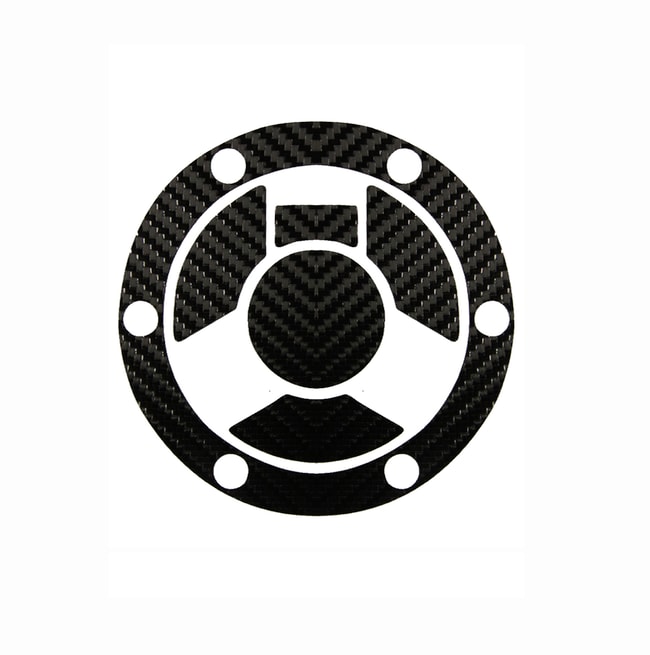 Carbon gas tank cap cover for Triumph models from 2016 to 2023