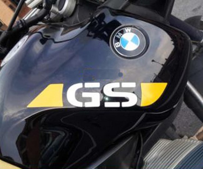 Reservoir logos for R1150GS '02-'06 (silver-yellow)