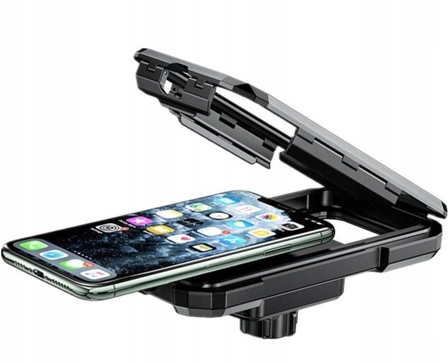 X-Style Quick Lock smartphone holder with hard case (up to 7