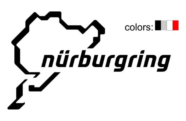 Naklejka na Nürburgring