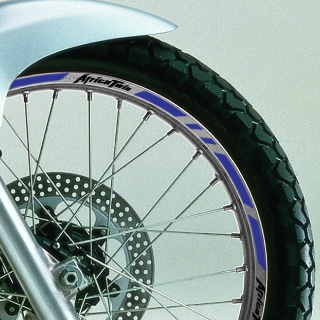 Cinta adhesiva para ruedas Honda Africa Twin XRV750 con logos