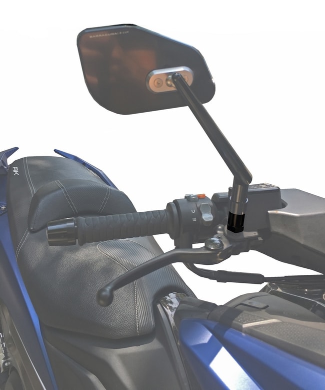 Barracuda mirror adapters for Kymco AK550 2017-2021