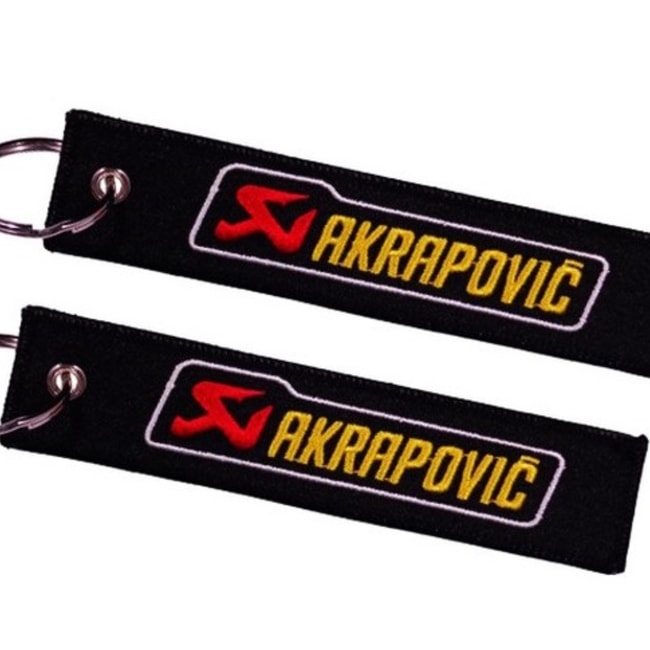 Porte-clés double face Akrapovic (1 pièce)