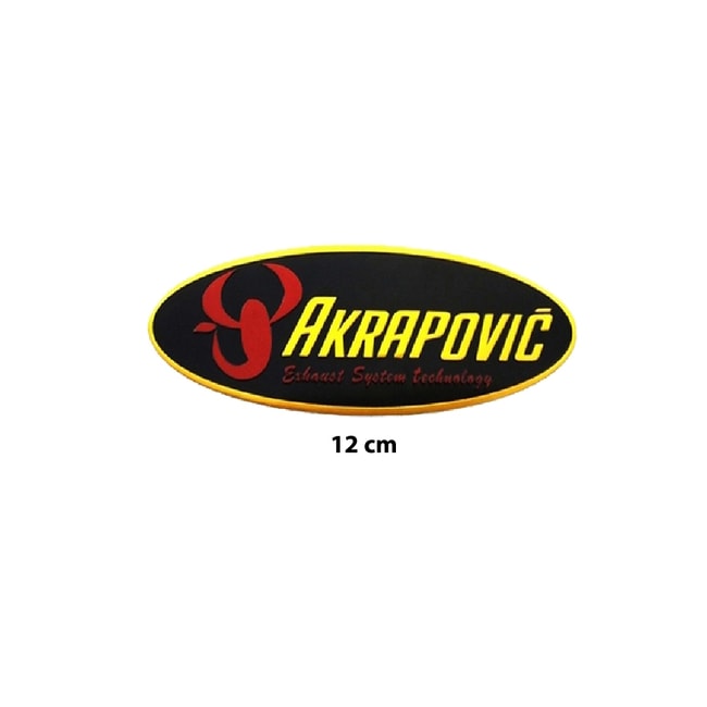 Αυτοκόλλητο έμβλημα Akrapovic οβάλ