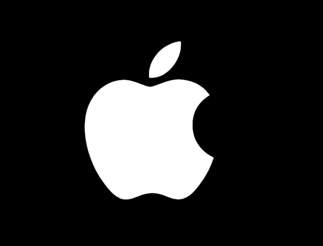 Pereche de autocolante cu logo Apple
