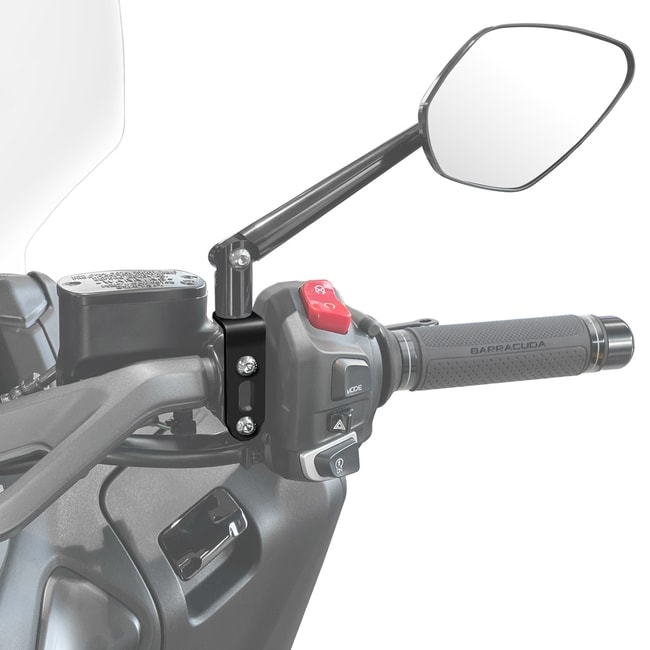 Barracuda mirror adapters for Yamaha T-Max 560 2022-2023