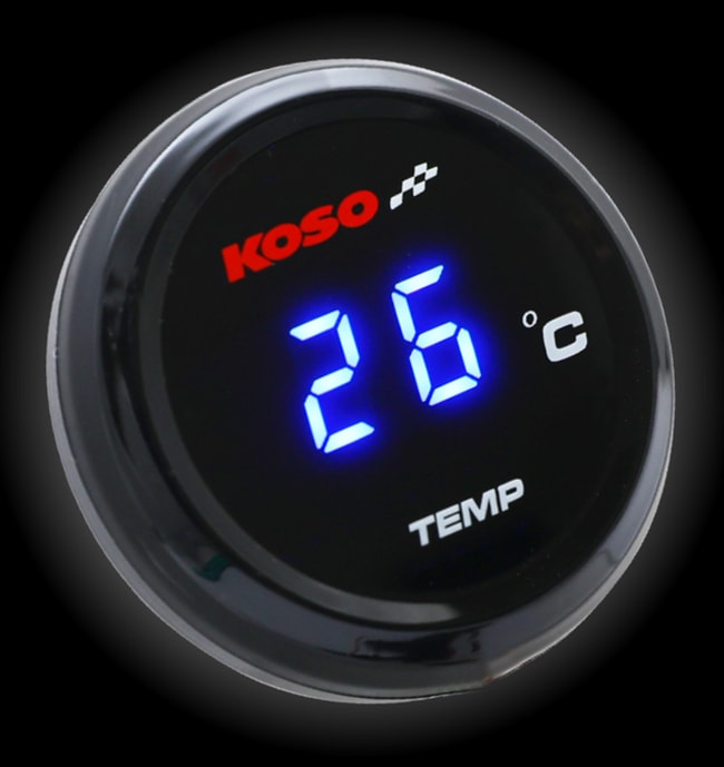 Koso Coin digital thermometer blue