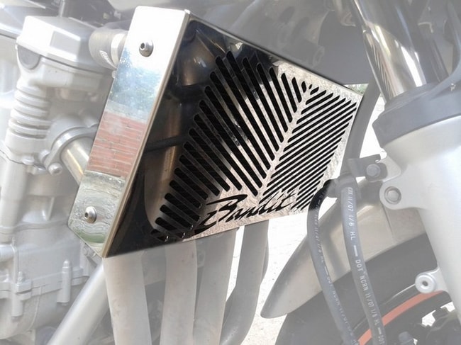 Cubre radiador para Suzuki GSF650 Bandit '07-'16 plata