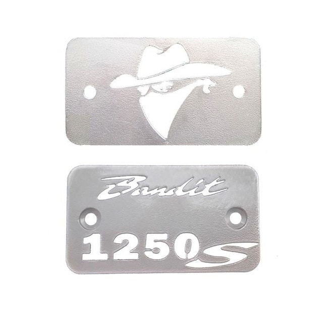 Brake/clutch fluid reservoir covers for GSF1250 Bandit '07-'15 (2 pc.)
