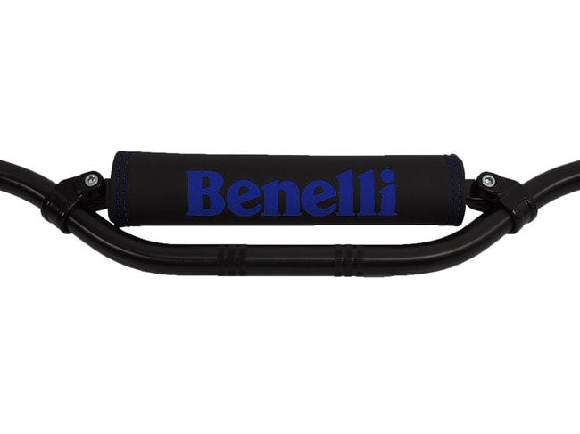 Coussinet de barre transversale Benelli noir avec logo bleu