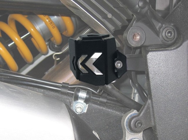 Rear brake reservoir guard black for Ducati Multistrada 1200 '10-'14