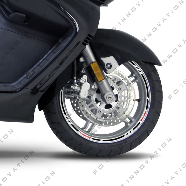 Cinta adhesiva para ruedas Suzuki Burgman con logos