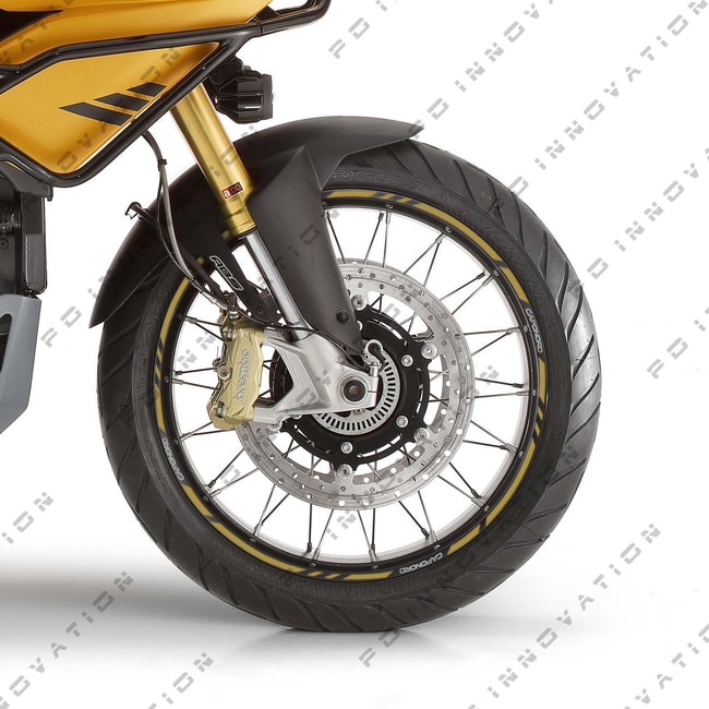 Cinta adhesiva para ruedas Aprilia Caponord 1200 con logos