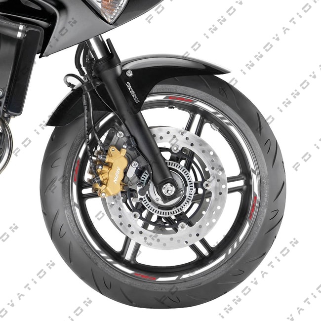 Kit de adesivos para rodas Honda CBF con logos