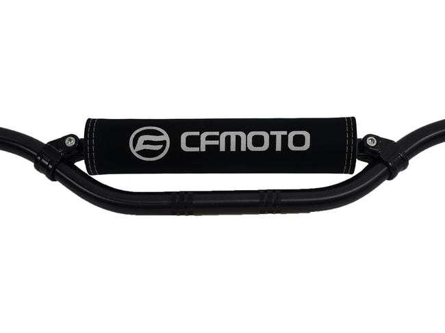 Almohadilla de barra transversal para modelos CF Moto (logotipo plateado)
