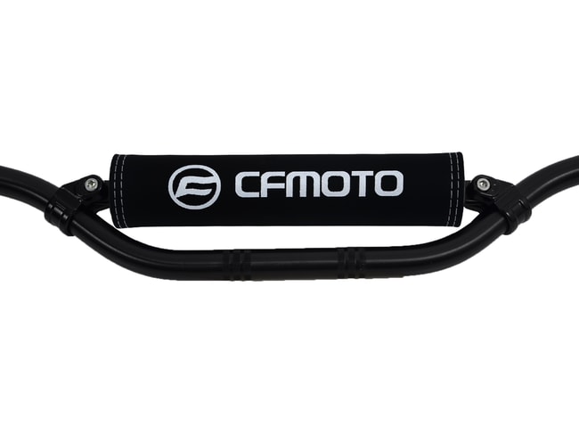 Almohadilla de barra transversal para modelos CF Moto (logotipo blanco)
